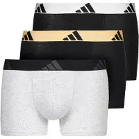 Adidas Underwear Sous-vêtements longs ' Active Flex Cotton ' gris clair / noir