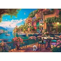 Bluebird Puzzle Puzzle de l'oiseau bleu Puzzle du lac de Côme - Puzzle de 500 pièces