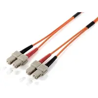 Equip Pro - Cordon de raccordement - mode unique SC (M) pour mode unique SC (M) - 2 m - 2 m - fibre optique - duplex - 9 / 125 micromètres - OS2 - sans halogène - jaune