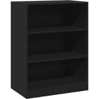 vidaXL Garde-robe noir 77x48x102 cm bois d'ingénierie