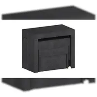 Dmora Auditore - Ensemble Table et Chaises, Gris Ardoise, 12 Places Italy