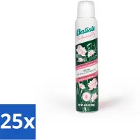 Batiste - Naturellement fibre de bambou & gardénia - Shampooing sec - Fortifie et rafraîchit - 100 % naturel - 200 ml - Pack avantage - 25 pièces