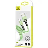 Usams Cable U52 Usb-C 2A Fast Charging 1M Green/Green Sj436Usb02 (Us-Sj436)