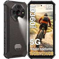 Ulefone Armor X16 Pro 5G AI Smartphone Incassable Android 15, 10360mAh 16Go+256Go 64MP+Vision Nocturne Telephone Portable Incassable 6.56" HD+ - Noir