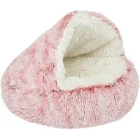 OEM Coussin pour chien - Lit pour chien - Manteau pour chien - Anti-stress - (50 x 50 cm) - (0 à 10 kg) - Rose