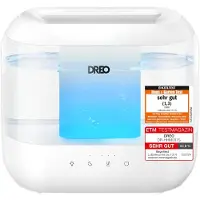 Dreo Humidificateur pour chambre à coucher - Fonctionnement silencieux et aromathérapie