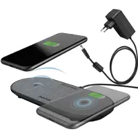 Hama Chargeur sans fil "QI-FC10 DUO", 10 W, chargeur ss fil pr smartphone, nr
