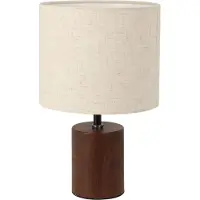Koopman Lampe de table avec abat-jour en textile, 23 x 36 cm