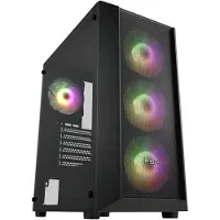 Fortron POC0000214 FSP Geh Midi CMT218 ATX/M-ATX/M-ITX/ARGB o.N. Noir au détail