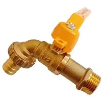 OEM Pompe de jardin 1/2 pouce – en métal, résistante au gel jusqu'à -20 °C, résistante à la chaleur jusqu'à 120 °C