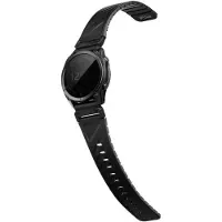Uniq Fluo Strap for Garmin 22mm Black (22 mm, Acier inoxydable, Plastique, Silicone), Sangles de montre, Noir