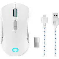 Lenovo Souris de jeu - - Legion M600 - Filaire - Optique - Blanc/Gris