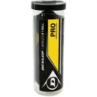Dunlop Balles de squash PRO - Tube de 3