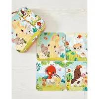 Janod Puzzles Evolutifs Animaux Ferme de 6 à 16 pièces