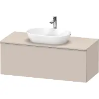 Duravit D-Neo, sous-lavabo en console suspendu, 1200x459x550mm, 1x tiroir, avec poignée acier inox brossé, DE4949070910000