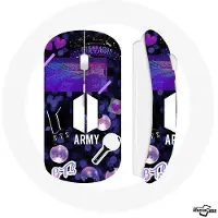 CAPACHEAP Souris Sans Fil Bangtan Sonyeondan BTS Logo Army Bomb Lightstick