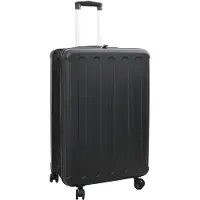 vidaXL Valise avec serrure noir 50 x 30 x 76 cm ABS plastique