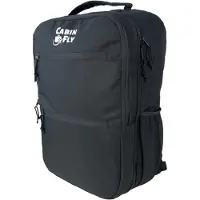 CabinFly Skyrocket Air France Sac à dos, 55 x 35 x 25 cm, KLM Bagage à main, Transavia, Sac de voyage, 48 l, 55 x 35 x 25 cm, Noir