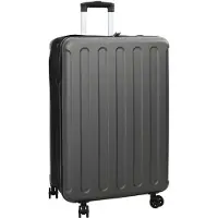 vidaXL Valise avec serrure gris foncé 50 x 30 x 76 cm ABS plastique