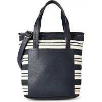 Tom Tailor Cabas 'Elodie' beige / bleu