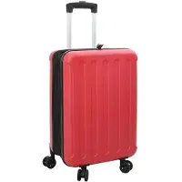 vidaXL Valise avec serrure rouge 43 x 27 x 66 cm ABS plastique