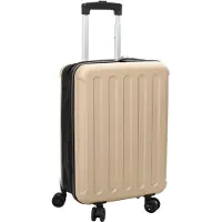 vidaXL Valise avec serrure Champagne 34 x 23 x 55,5 cm ABS plastique