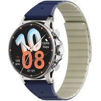 StarTech.com Holo Ultra - Montre connectée - Écran AMOLED 4,1 cm (480 x 480) - Bluetooth 5.3 et appels téléphoniques - Plus de 100 modes sportifs - Suivi de la santé et du sommeil - Étanche IP68 - Argent
