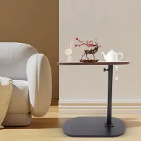 GreatDEshop2021 Table d'appoint en forme de C, petite table basse, Table d'appoint moderne réglable en hauteur