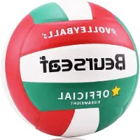 OEM Ballon de volley-ball Soft Touch, 5 mètres, pour usage intérieur et extérieur, rouge/vert