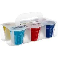 Bialetti Lot de 6 tasses en porcelaine d'origine – Multicolores – Tasses à espresso de 90 ml