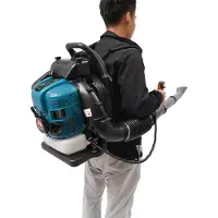 StarTech.com Souffleur de feuilles - Moteur à essence 4 temps - 75,6 cm³ - 2,6 kW à 7 000 tr/min - Réservoir de 1,9 l - Longueur du tuyau : 168 cm - Bleu