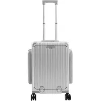 StarTech.com Valise moderne - Valise cabine 50 cm - Coque rigide en polycarbonate avec armature en aluminium - 4 roulettes pivotantes - Cadenas intégré - Poignée télescopique - Argent