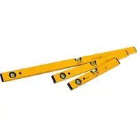 Stabila Classic set 70 (100 cm, 60 cm, 40 cm) 19819 Jeu de niveaux à bulle 40 cm, 60 cm, 120 cm 0,5 mm/m