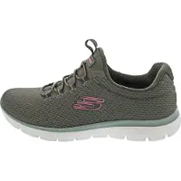 SKECHERS Summits - Baskets de sport pour femmes, couleur vert "Summer Blush", idéales pour la course et les activités de loisirs