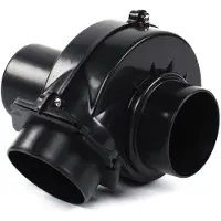 StarTech.com Ventilateur de turbocompresseur électrique - Ventilateur d'admission d'air universel 7,6 cm - Plus de puissance et de couple - Économie de carburant - ABS - Pour voitures et camions - Noir