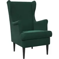 vidaXL fauteuil Vert foncé Velours