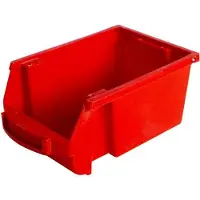 Viso Bac à bec PP emboit. à vide 1L 101X157X70 mm - Rouge - SPACY2R