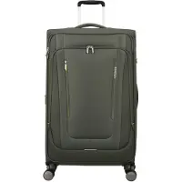 American Tourister trolley Wanderlite Spinner Exp. TSA Dark Khaki vert sapin 80cm