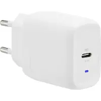 Amazon Basics Chargeur USB-C de base avec 1 port, 30 W, technologie GaN, pour tablettes et smartphones, compact