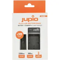 Jupio PowerLED, Lithium-ion (Li-ion), 1 pièce, Batterie