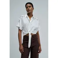 Salsa Jeans 21011125 Short Sleeve Shirt Blanc M Femme