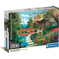 Clementoni Puzzle CLE 1000 Compact Fuji Jardin 39910