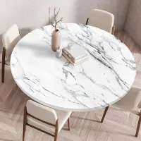 OEM Nappe ronde lavable avec bordure élastique, 60 cm, pour l'intérieur et l'extérieur, table en pierre, hôtel, restaurant, jardin
