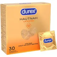 Durex Sensation peau / sans latex - préservatifs (30 pièces)