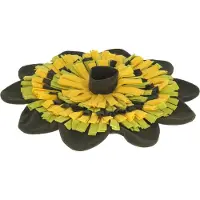 Kerbl Tapis de tournesol à renifler 60 cm jaune jaune One Size
