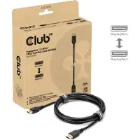Club 3D Club3d CLUB3D DisplayPort 2.1 DP54 VESA Certified Cable 8K120Hz 3m/ 9.84ft