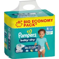 Pampers Baby Dry Gr.5 Junior 11-16kg Big Windeln Eco Pack 62 Stück (Taille 5, 62 pcs)
