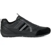 Geox U RAVEX U RAVEX B - Chaussures pour hommes, mocassins, couleur noire, pour le quotidien