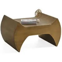 Xl Moebel Gmbh Table basse moderne, minimaliste, marron, élégante, raffinée et confortable