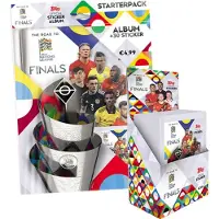 Topps - Road to UEFA Nations League - Sammelsticker - 1 présentoir (50 pièces) + Starterpack